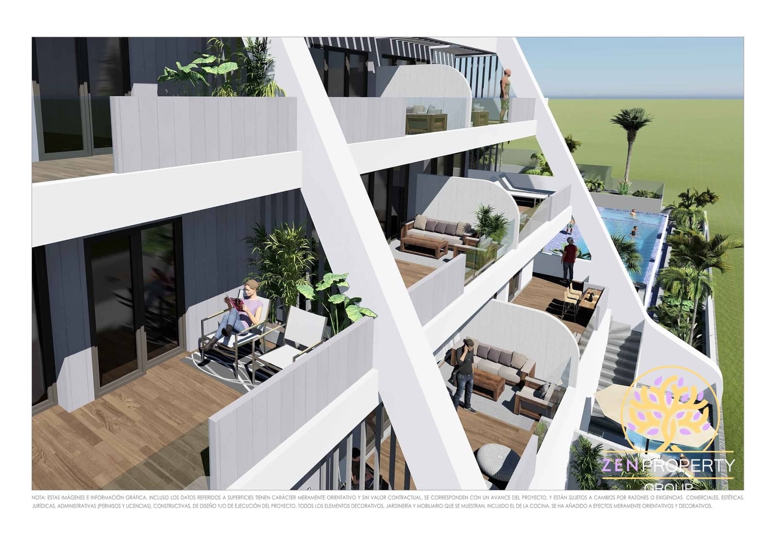 2 soveværelse Lejlighed til salg i Amarilla Golf med swimmingpool garage - € 340.000 (Ref: 8194414)