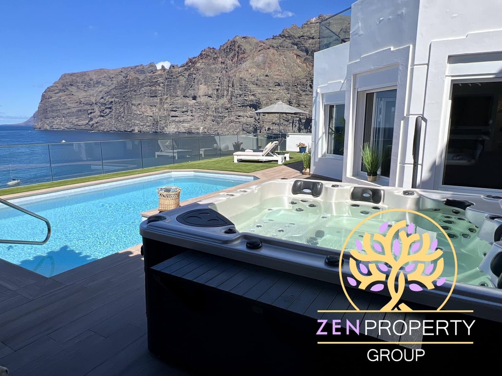 3 sovrum Villa till salu i Los Gigantes med pool garage - 3 450 000 € (Ref: 9893171)