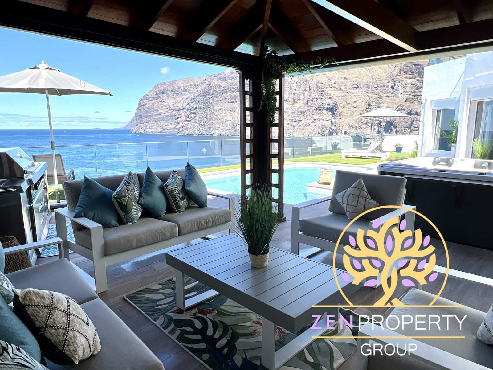 3 sovrum Villa till salu i Los Gigantes med pool garage - 3 450 000 € (Ref: 9893171)