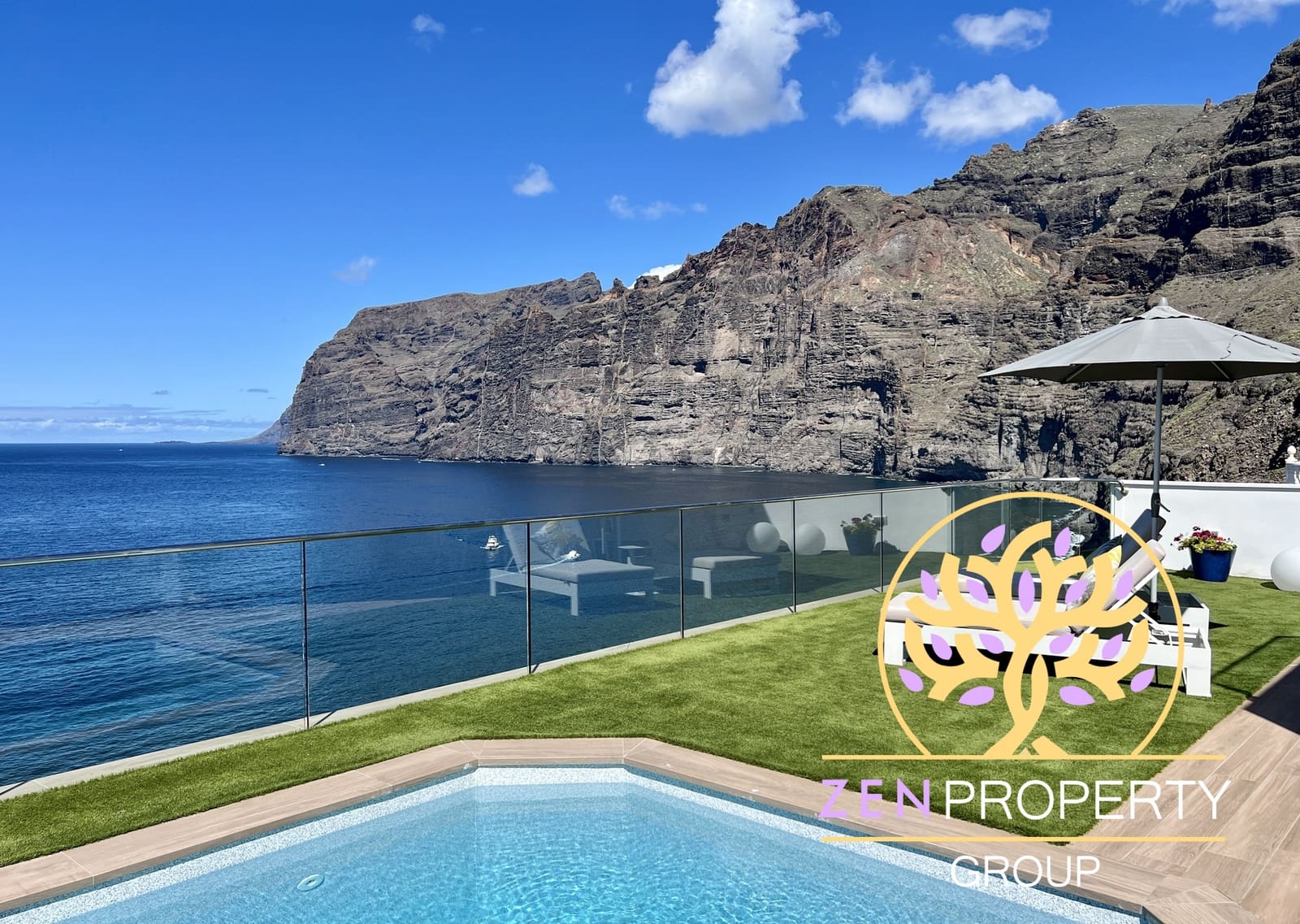 3 sovrum Villa till salu i Los Gigantes med pool garage - 3 450 000 € (Ref: 9893171)