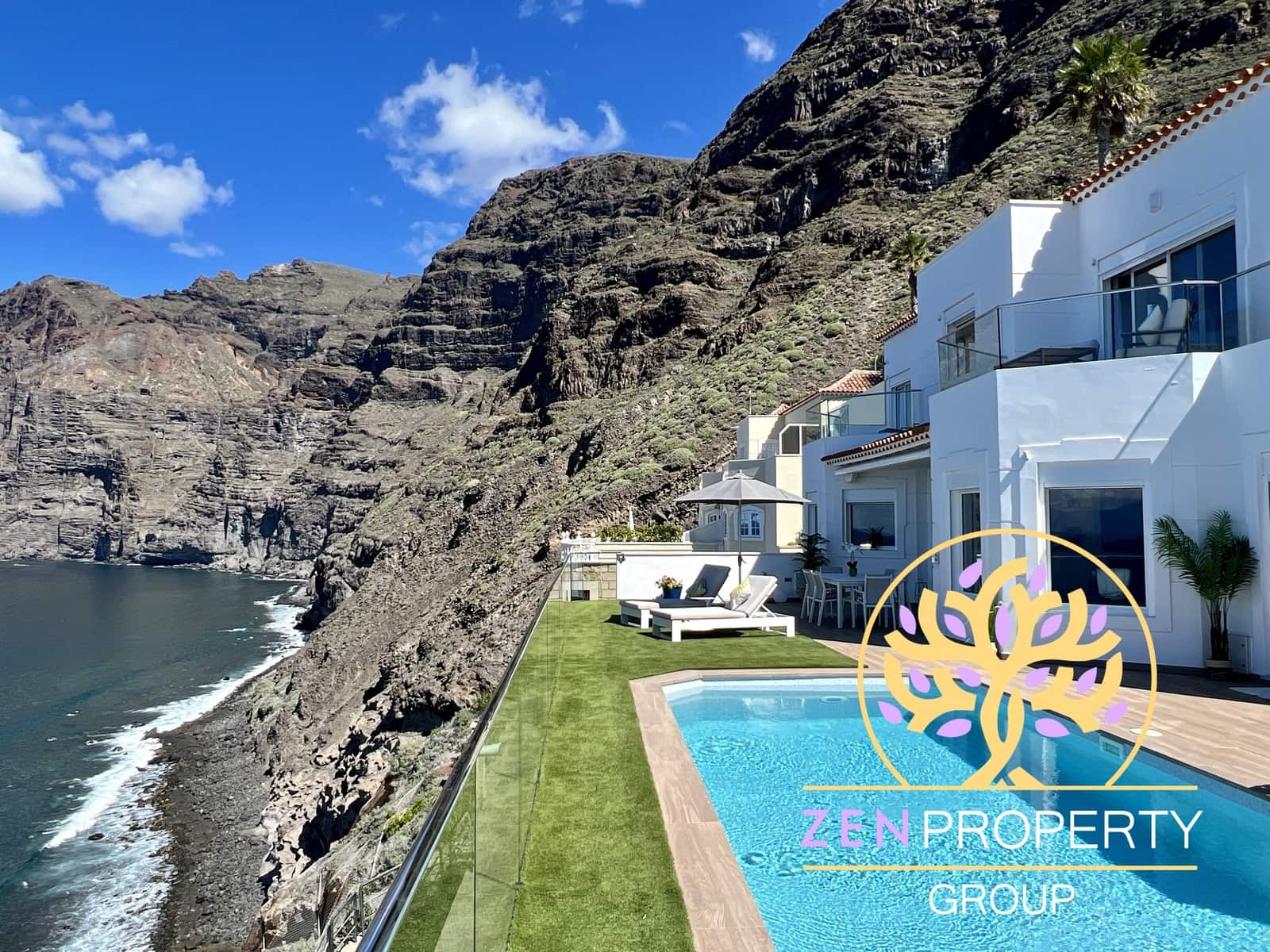 3 sovrum Villa till salu i Los Gigantes med pool garage - 3 450 000 € (Ref: 9893171)