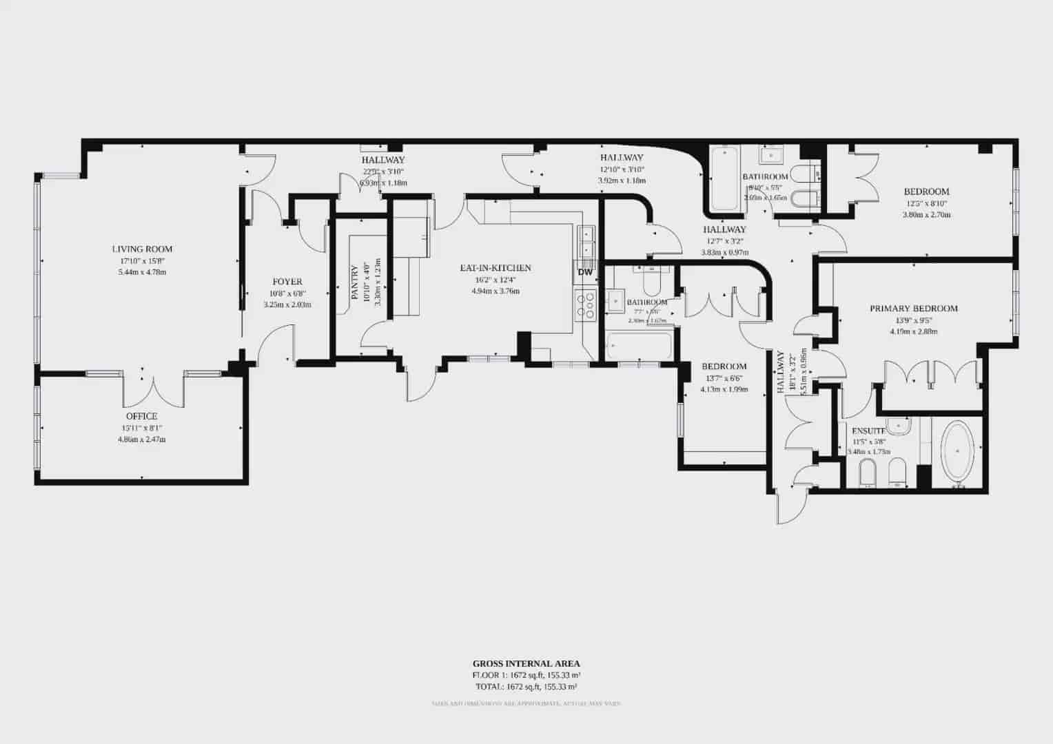 3 quarto Apartamento para venda em Madrid cidade - 1 395 000 € (Ref: 10120567)