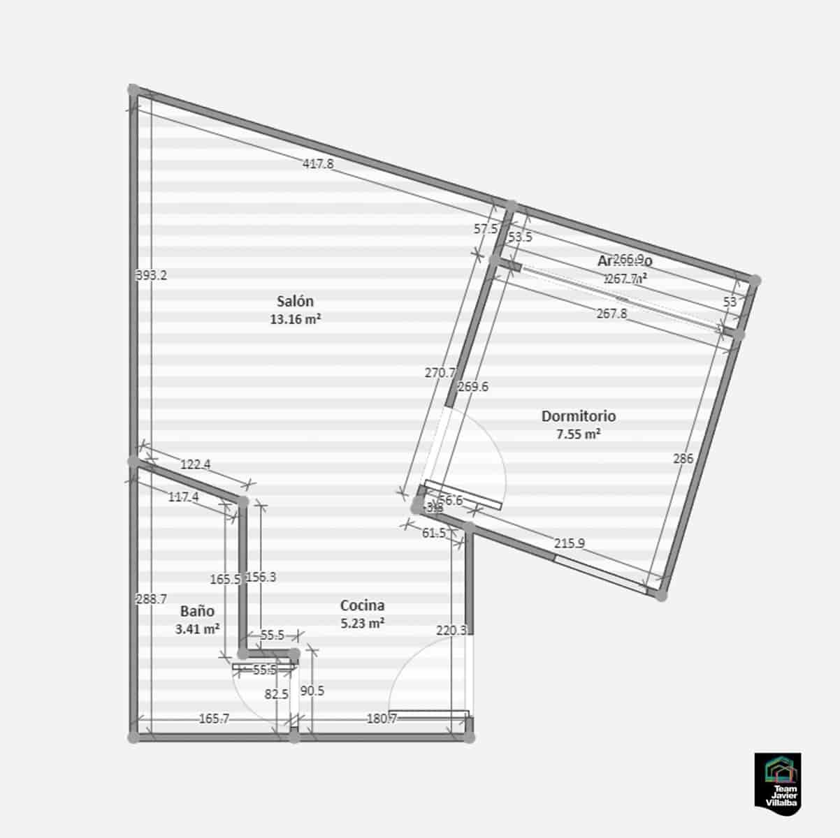 1 soveværelse Lejlighed til salg i Madrid by - € 210.000 (Ref: 8611411)