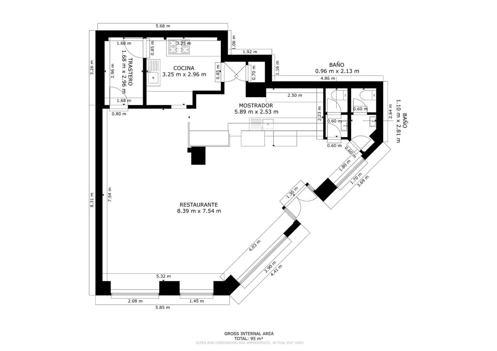 Erhverv til salg i Alcorcon - € 345.000 (Ref: 9002664)