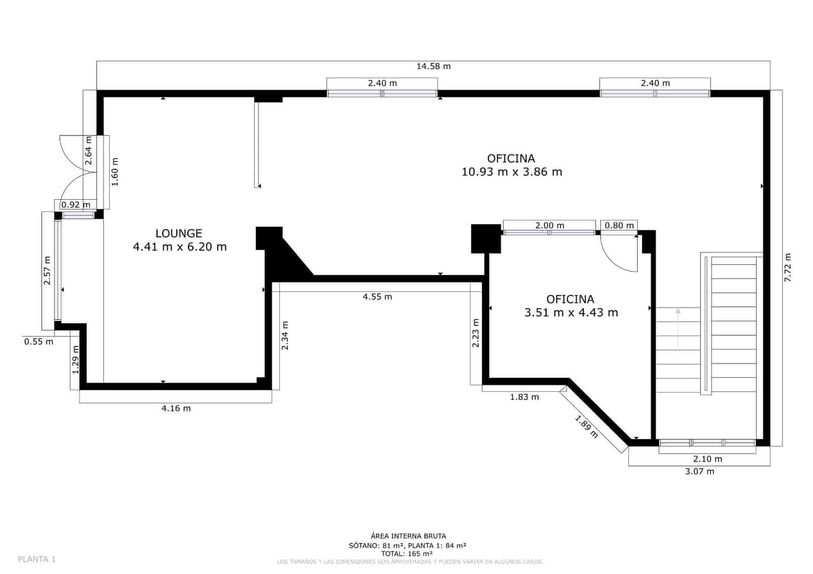 Kontor til salg i Madrid by - € 695.000 (Ref: 9216869)