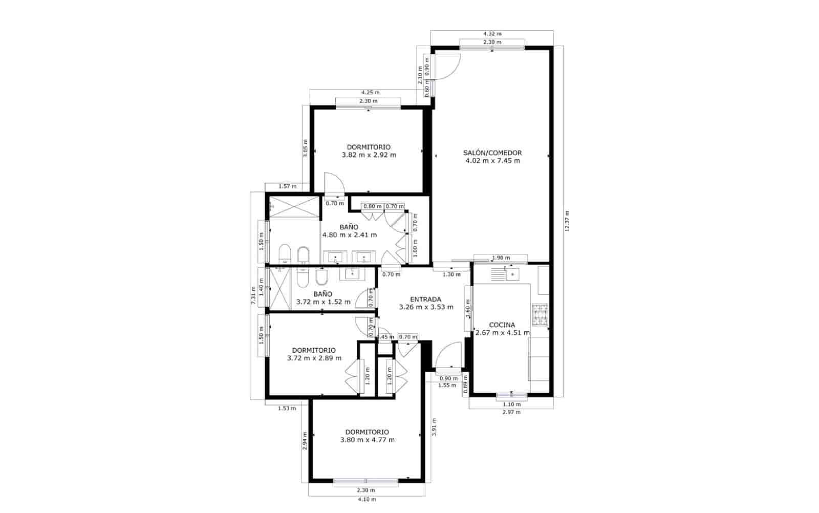 3 bedroom Villa for sale in El Espinar with pool garage - € 420,000 (Ref: 9588487)