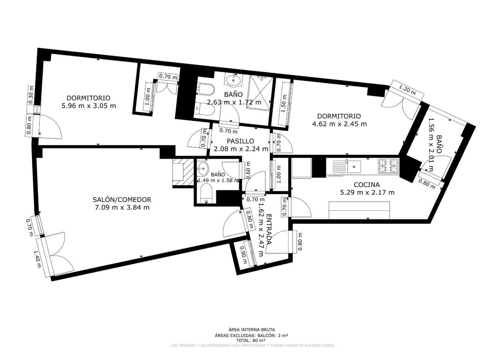 2 makuuhuone Asunto myytävänä paikassa Collado Villalba mukana uima-altaan 
autotalli - 380 000 € (Ref: 9598131)