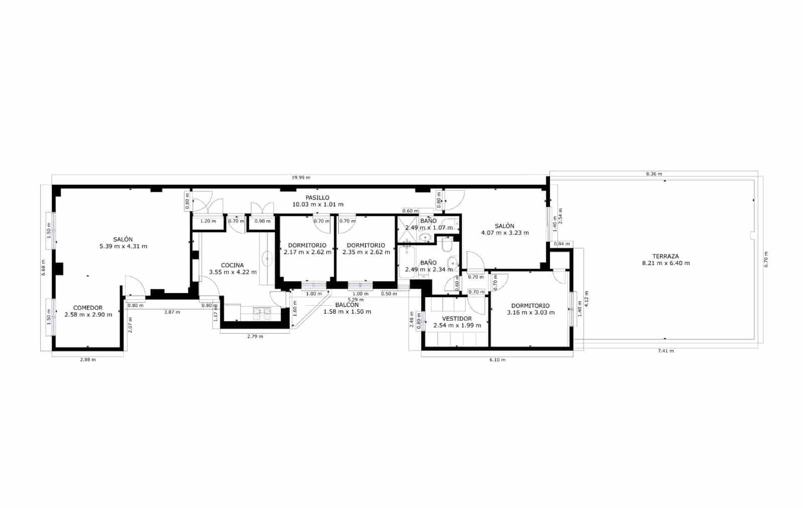 3 soveværelse Lejlighed til salg i Madrid by med garage - € 930.000 (Ref: 9653024)