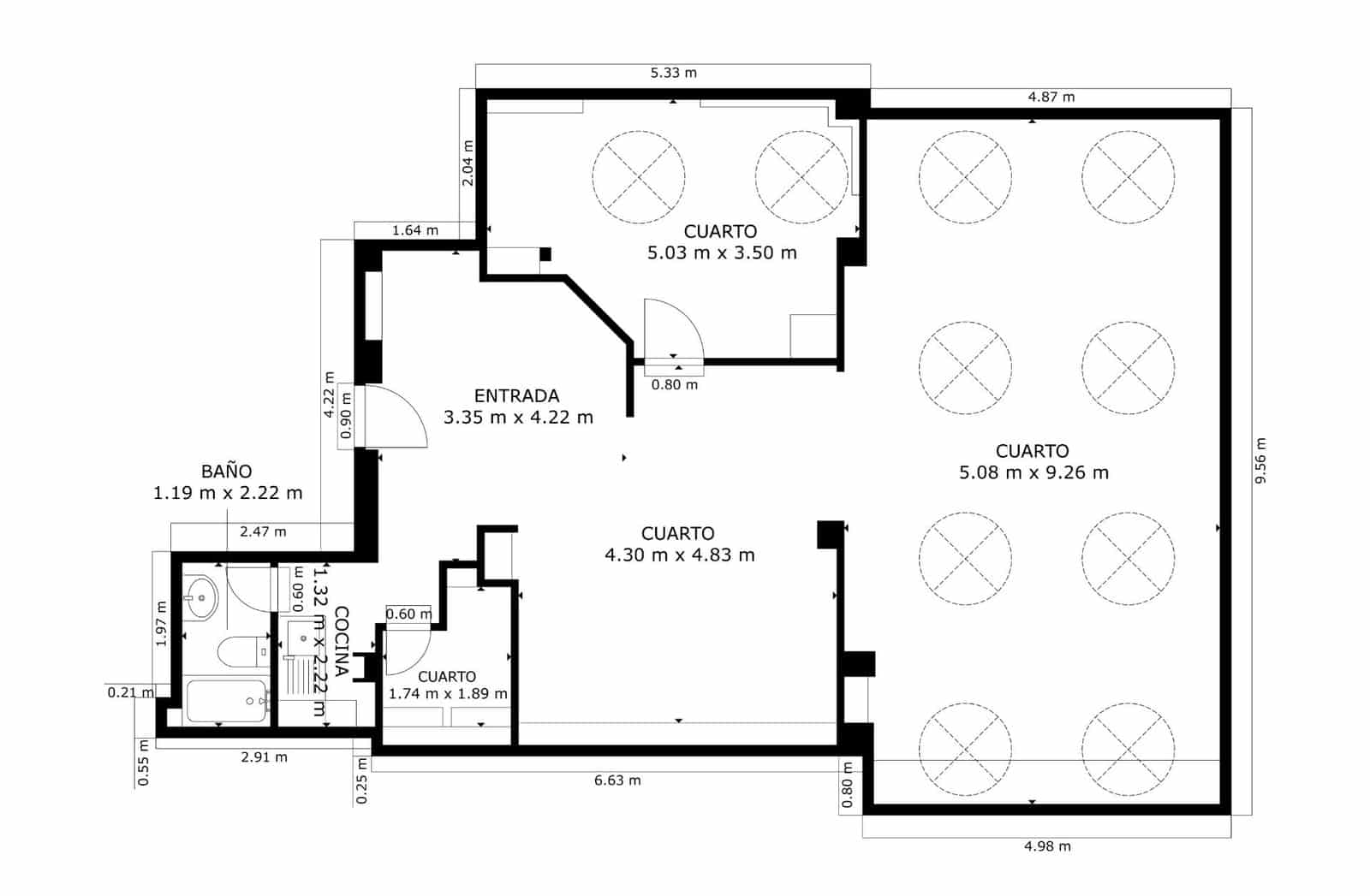 Office for sale in Madrid city - € 680,000 (Ref: 9696764)