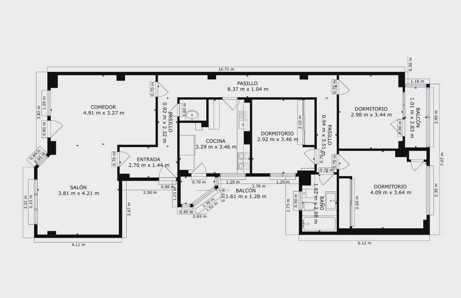 3 soverom Leilighet til salgs i Albacete by - € 260 000 (Ref: 9781154)