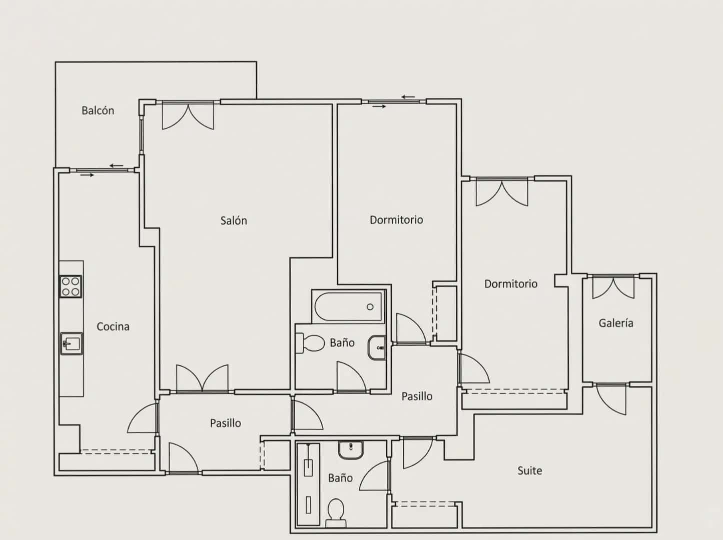 3 Zimmer Wohnung zu verkaufen in Las Rozas de Madrid mit Pool - 660.000 € (Ref: 9815209)