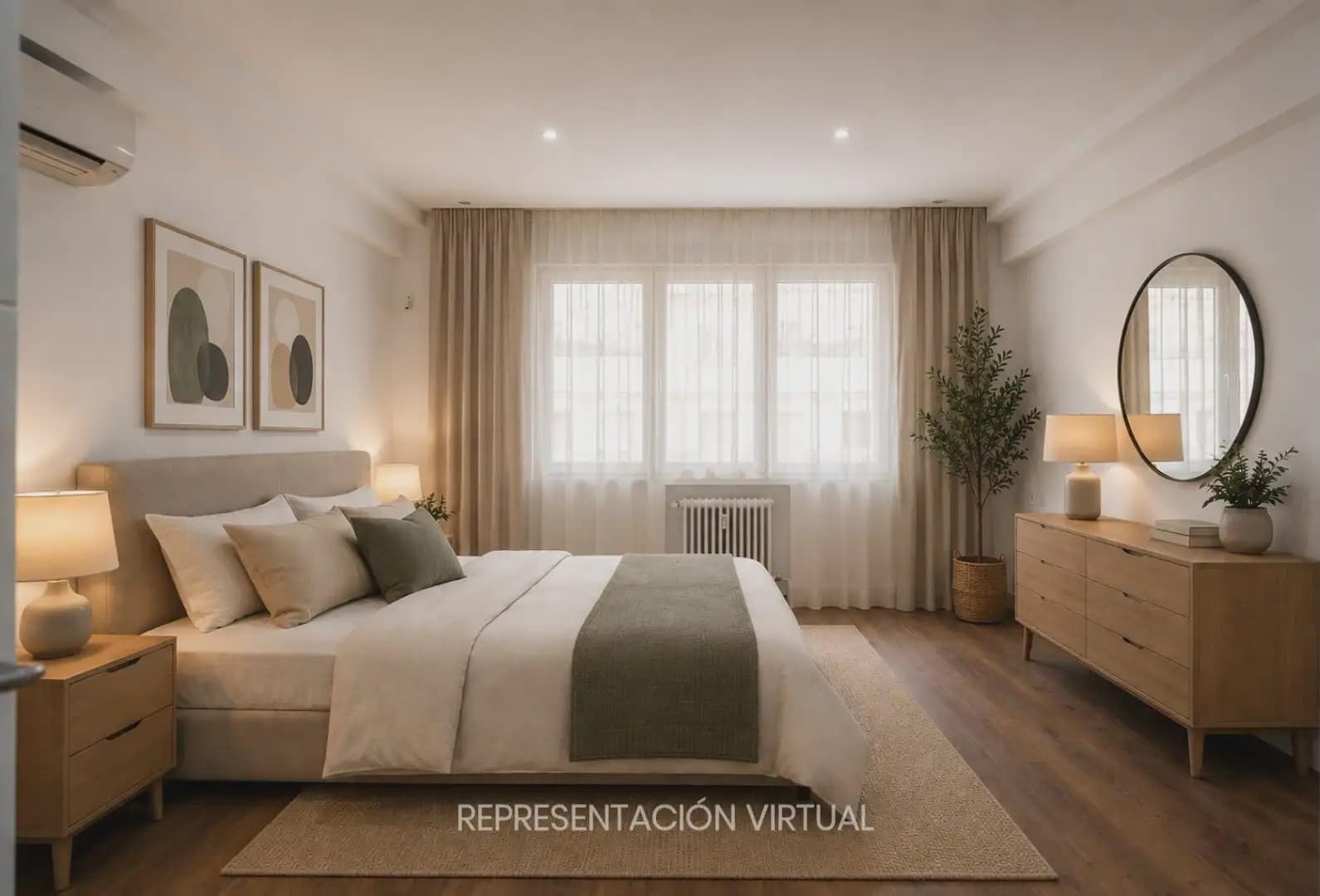 Appartement de 3 chambres à louer à Madrid ville avec garage - 3 500 € (Ref: 9828026)