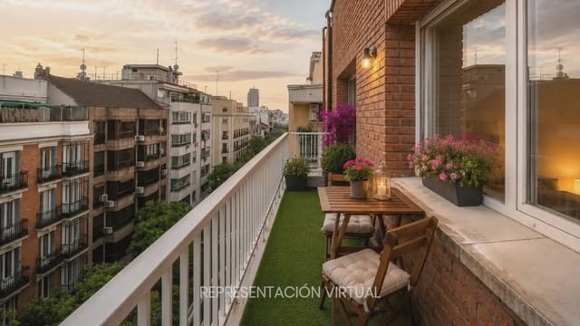 Appartement de 3 chambres à louer à Gaztambide, Madrid ville avec garage - 3 500 € (Ref: 9828026)