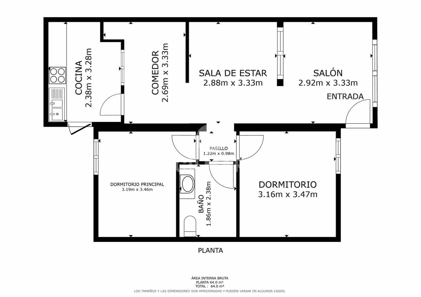 2 Zimmer Reihenhaus zu verkaufen in La Barrosa - 320.000 € (Ref: 10012494)