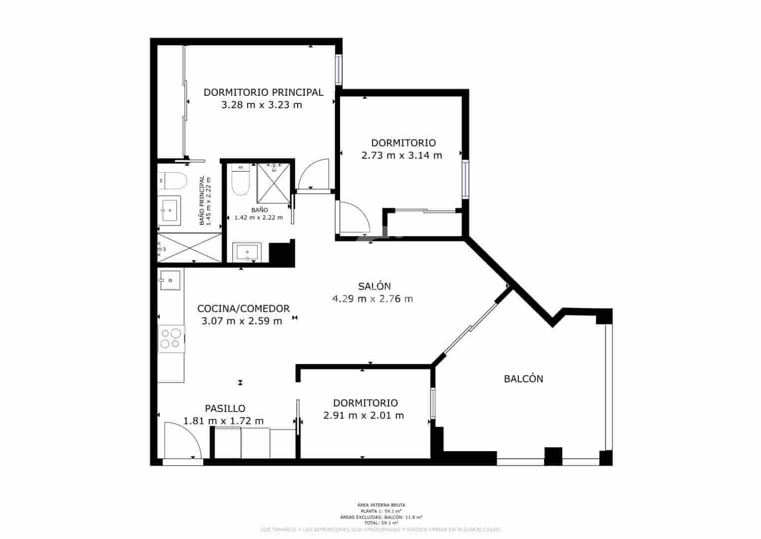 3 bedroom Flat for sale in Tarifa with pool garage - € 439,000 (Ref: 10012632)