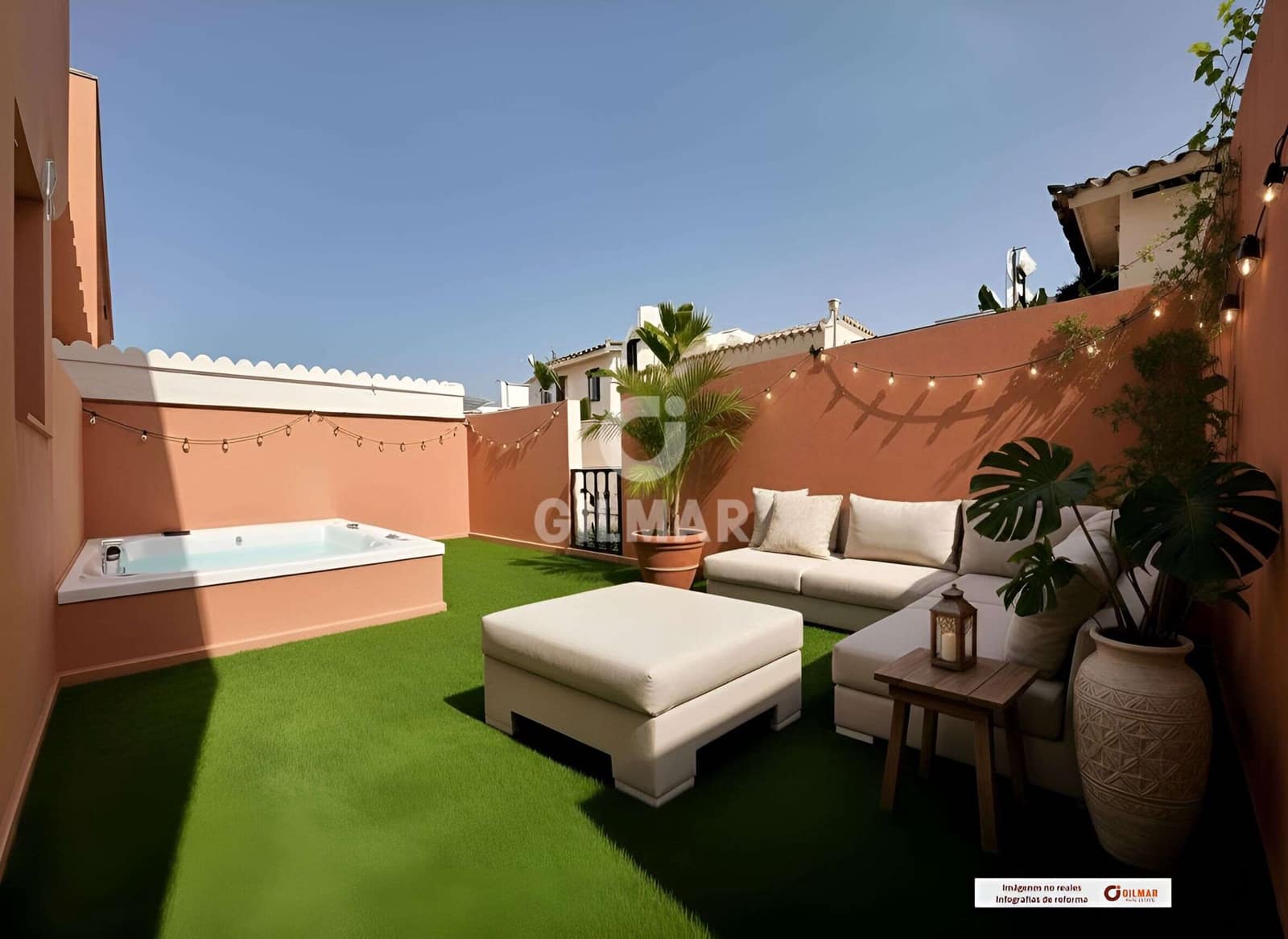 2 quarto Moradia Geminada para venda em Palm-Mar com piscina garagem - 650 000 € (Ref: 10012638)