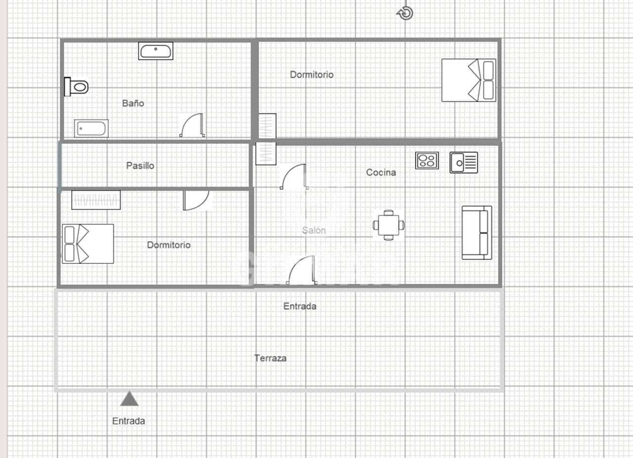 Piso de 2 habitaciones en Amarilla Golf en alquiler con piscina - 1.550 € (Ref: 10012642)