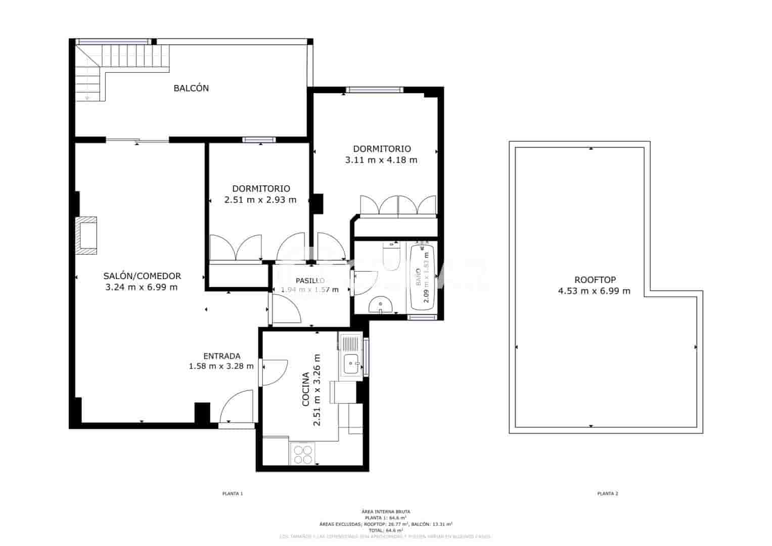 2 sovrum Takvåning till salu i Sanlucar de Barrameda med pool garage - 245 000 € (Ref: 10079061)