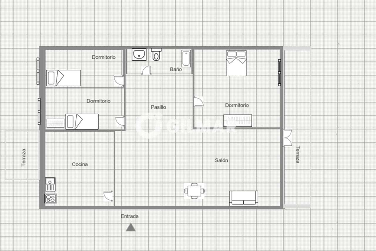 3 Zimmer Wohnung zu verkaufen in El Medano mit Garage - 349.000 € (Ref: 10085243)