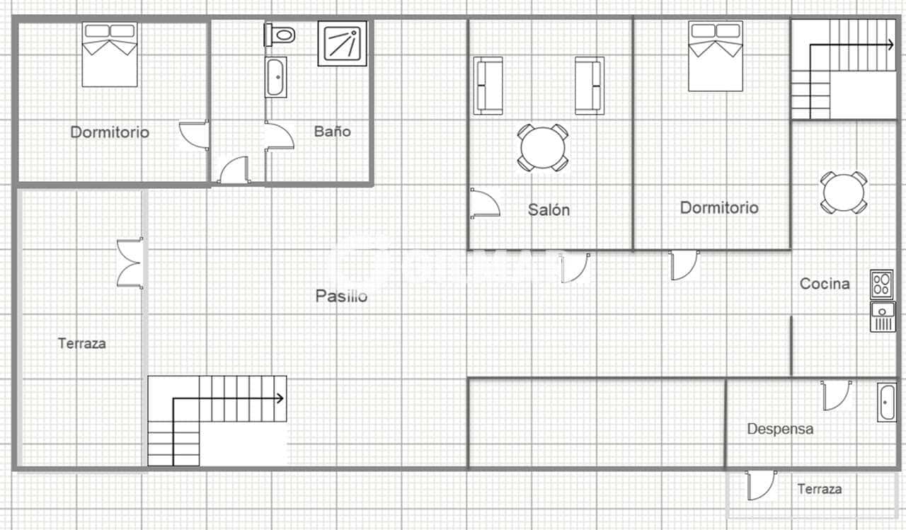 Pareado de 9 habitaciones en Guía de Isora en venta con garaje - 450.000 € (Ref: 10085245)