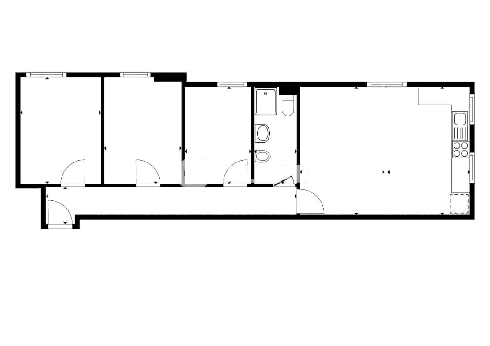 3 slaapkamer Flat te koop in Sevilla stad - € 329.000 (Ref: 10102874)