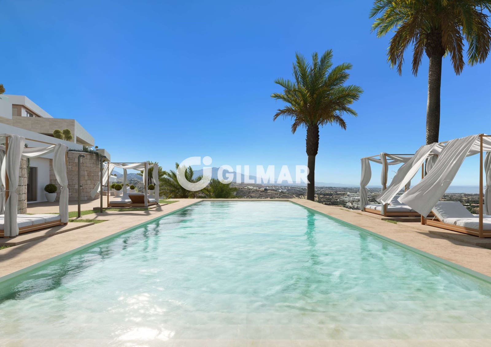 3 makuuhuone Kattohuoneisto myytävänä paikassa New Golden Mile mukana uima-altaan 
autotalli - 1 480 000 € (Ref: 10138966)