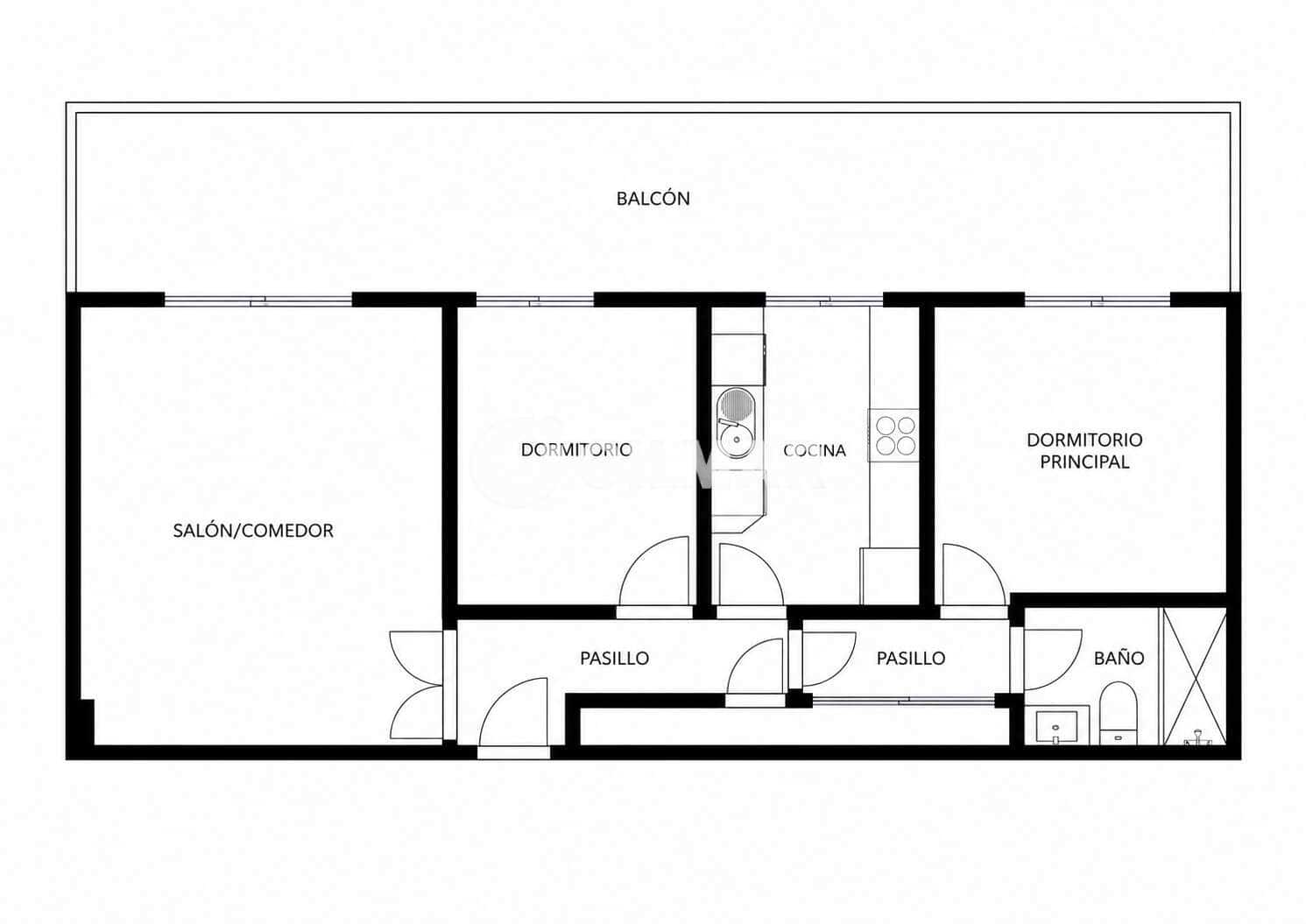 2 camera da letto Attico in vendita in Camas con piscina garage - 299.000 € (Rif: 10140200)