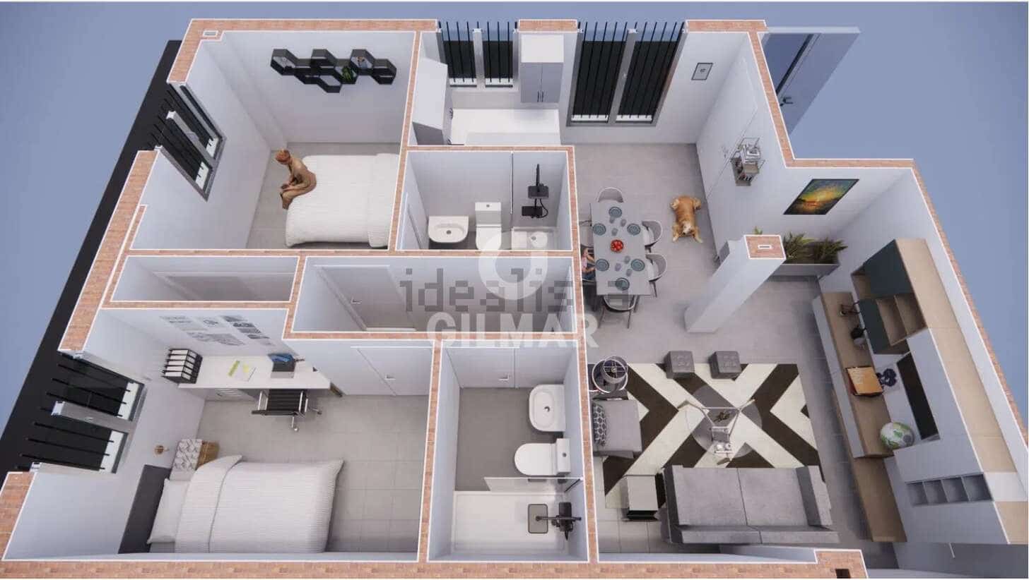 2 sypialnia Mieszkanie na sprzedaż w Miasto Sewilla - 225 000 € (Ref: 9207401)