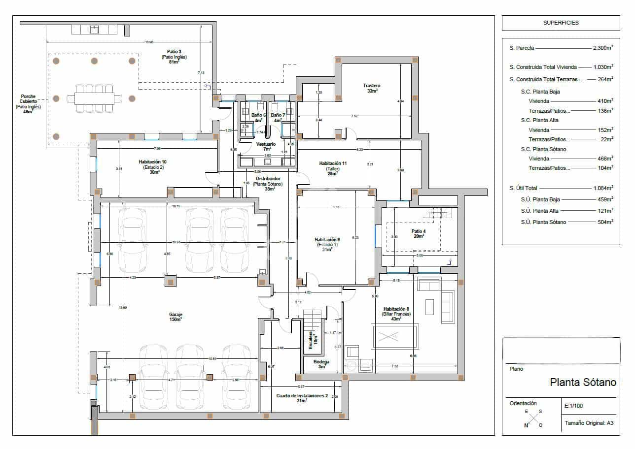 11 sypialnia Willa na sprzedaż w Churriana z basenem garażem - 1 860 000 € (Ref: 9219553)