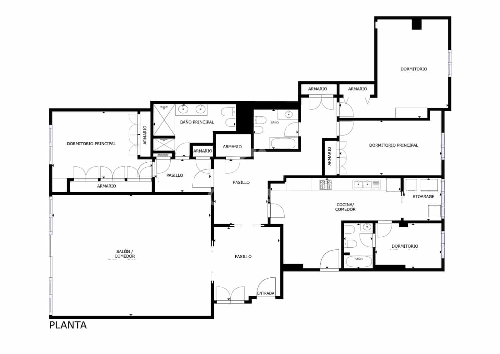 4 soveværelse Lejlighed til salg i Malaga by med swimmingpool - € 1.200.000 (Ref: 9219568)