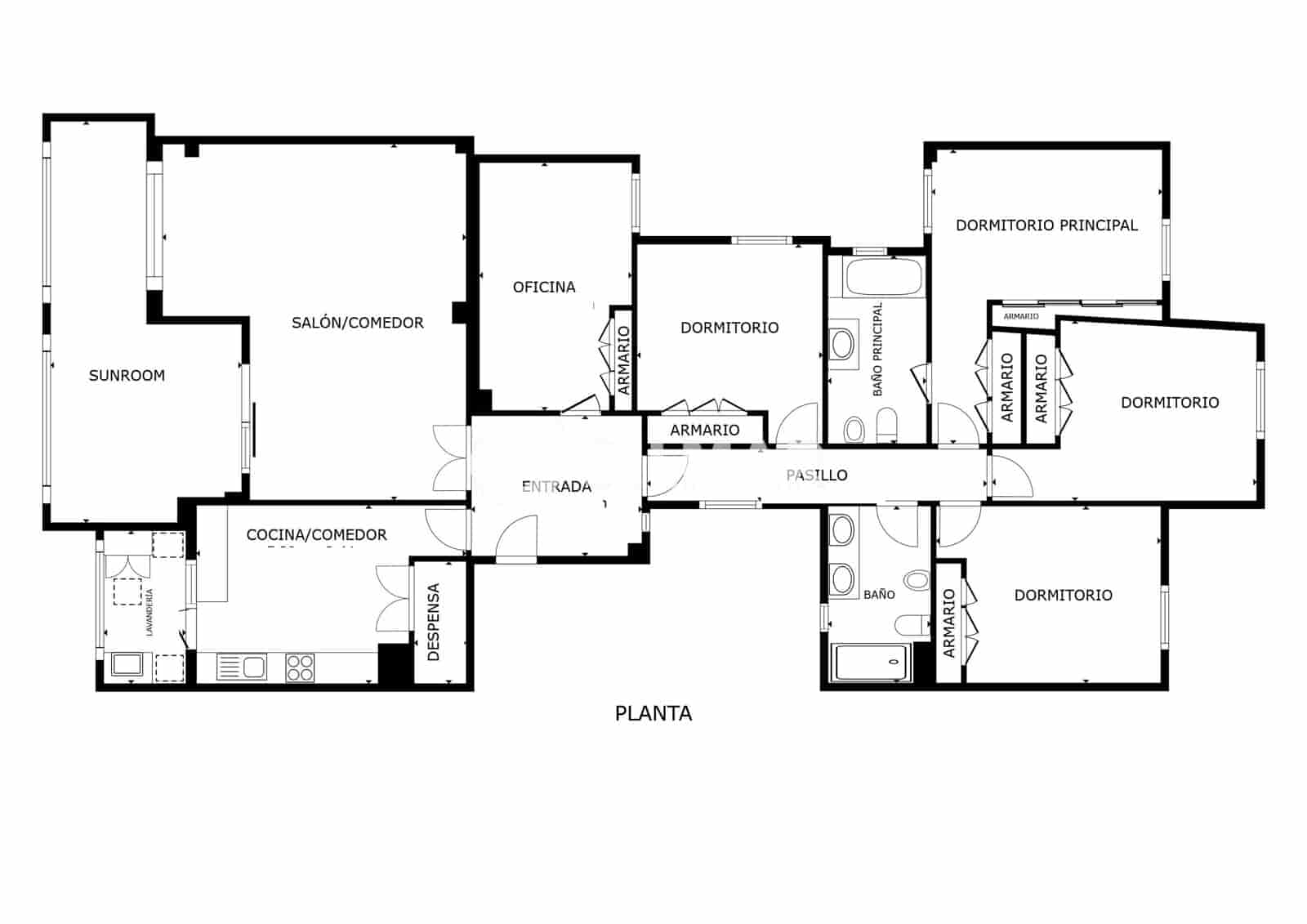 5 soveværelse Lejlighed til salg i Malaga by med swimmingpool garage - € 1.200.000 (Ref: 9219577)