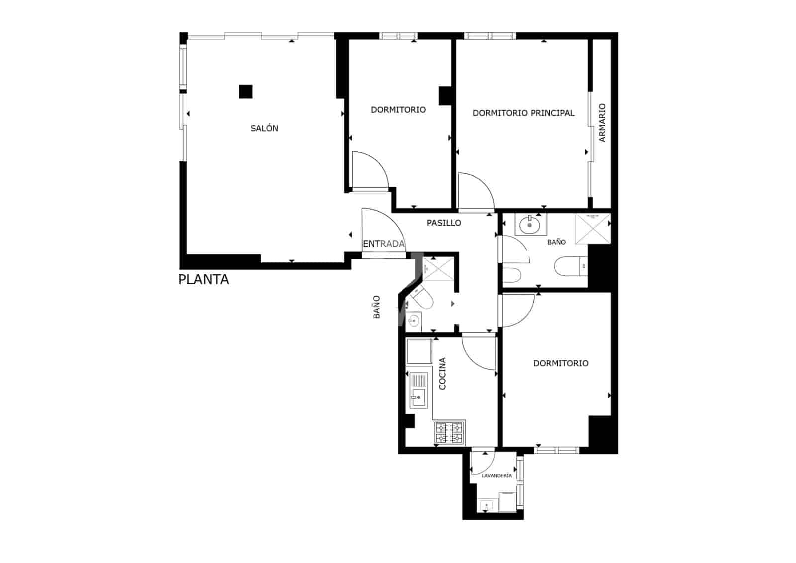3 sypialnia Mieszkanie na sprzedaż w Miasto Malaga - 425 000 € (Ref: 9219578)
