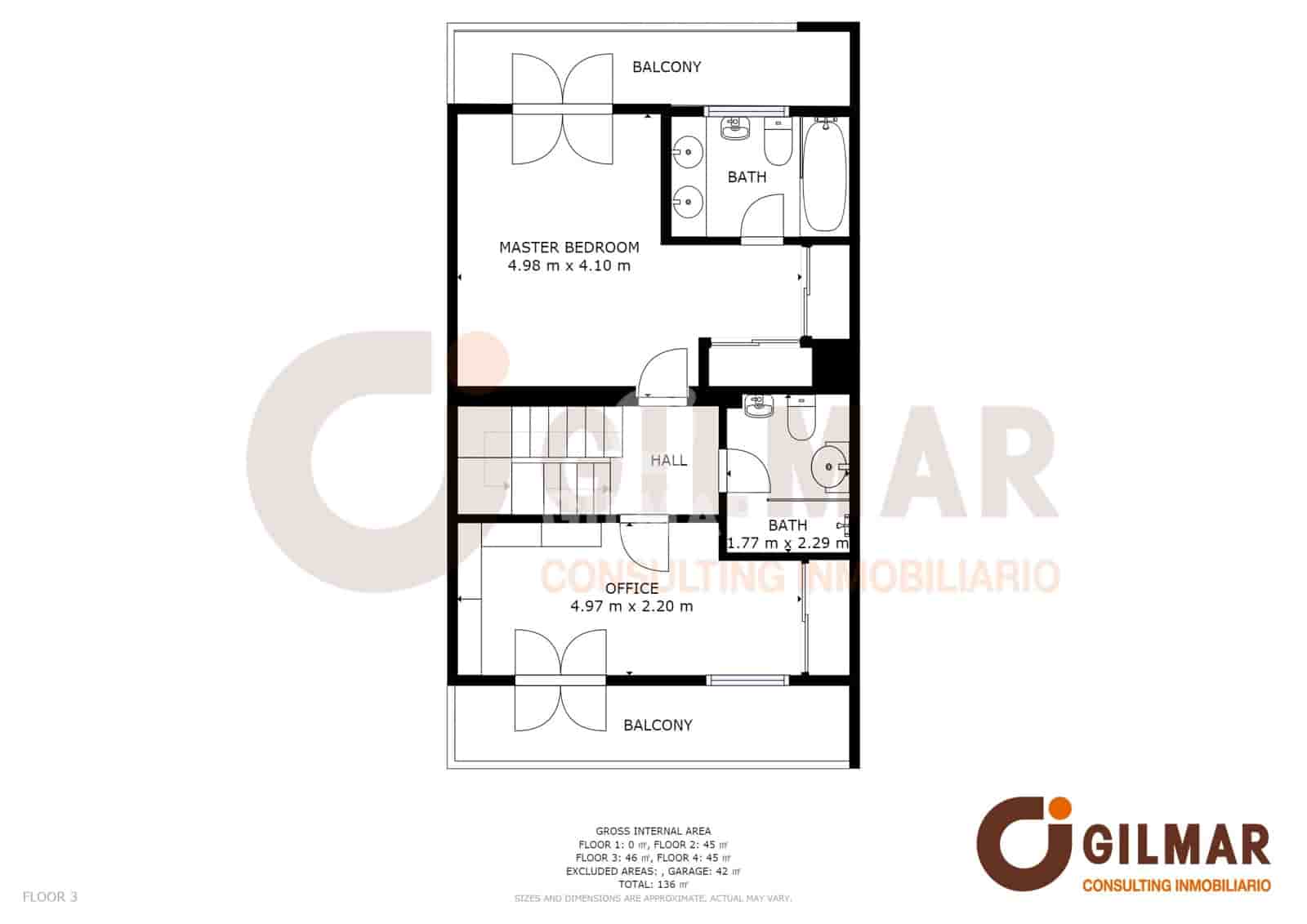 5 soveværelse Semi-Rækkehus til salg i Madrid by med garage - € 1.250.000 (Ref: 9223653)