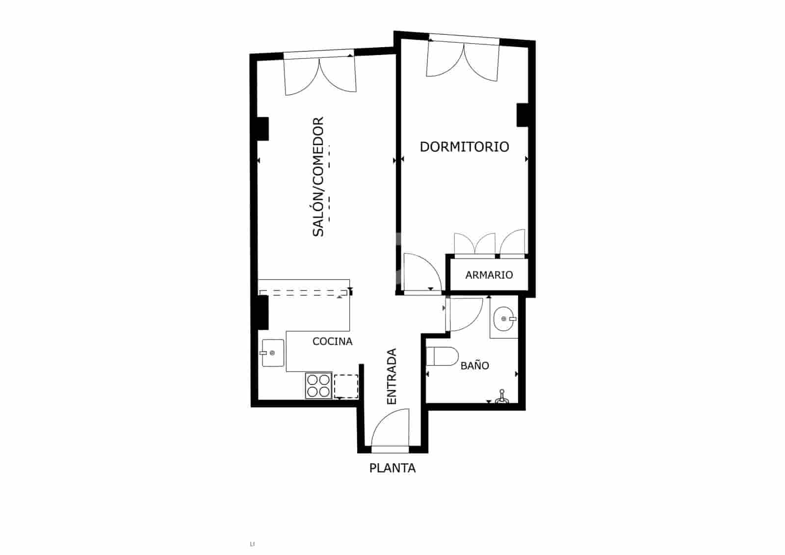 1 soveværelse Lejlighed til salg i Malaga by med garage - € 293.000 (Ref: 9239367)