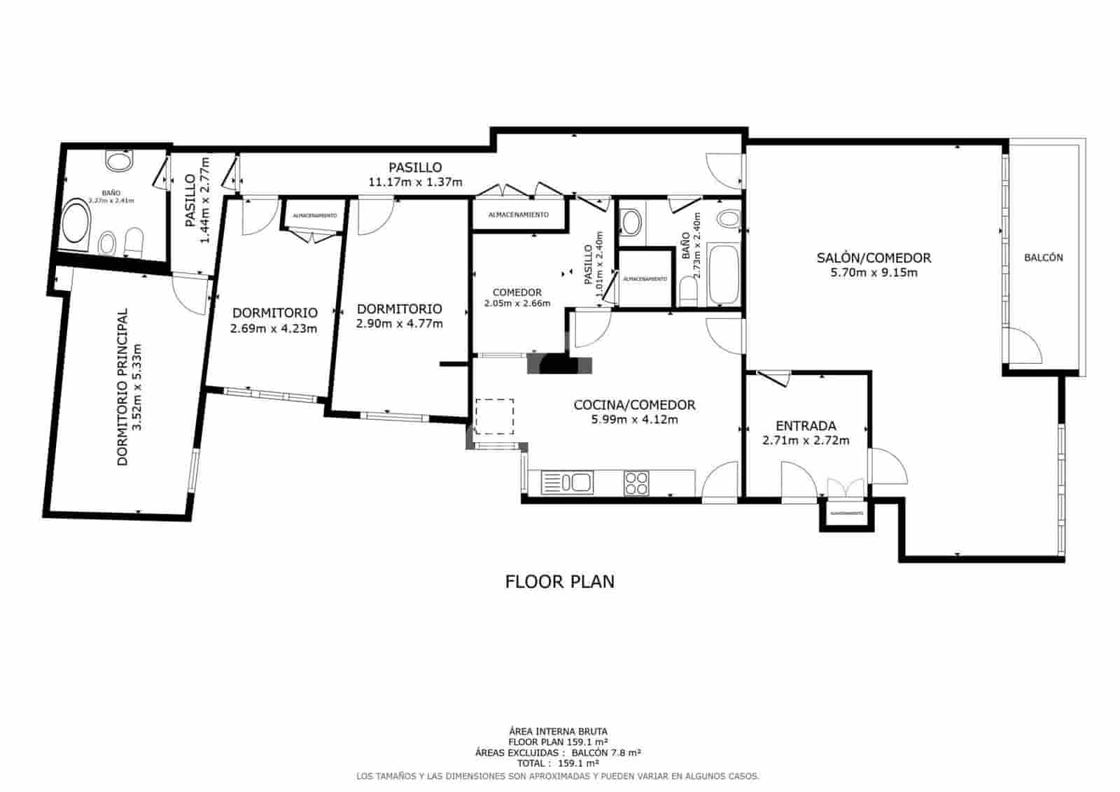 4 soveværelse Lejlighed til salg i Sevilla by med garage - € 780.000 (Ref: 9278771)
