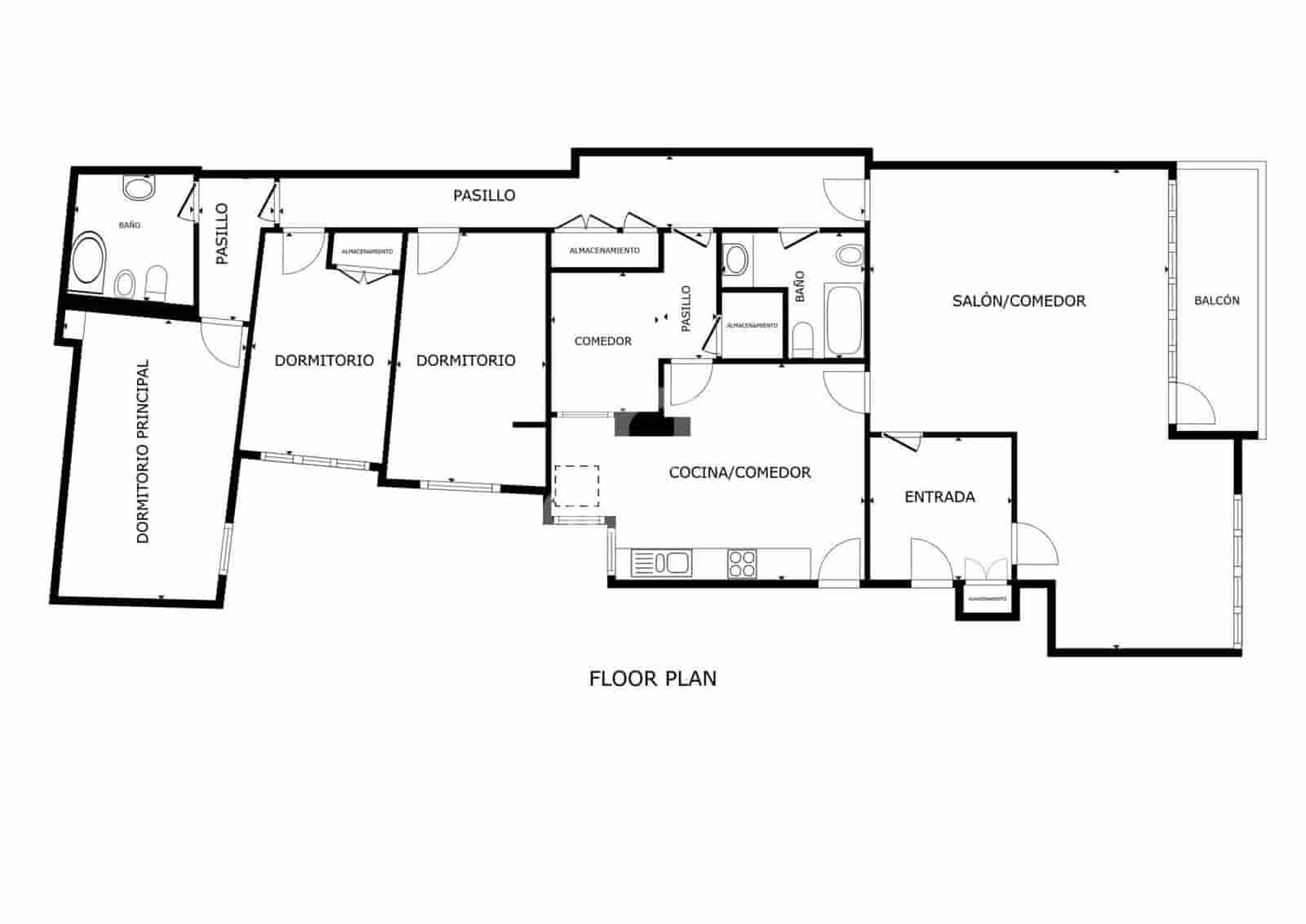 4 soveværelse Lejlighed til salg i Sevilla by med garage - € 780.000 (Ref: 9278771)