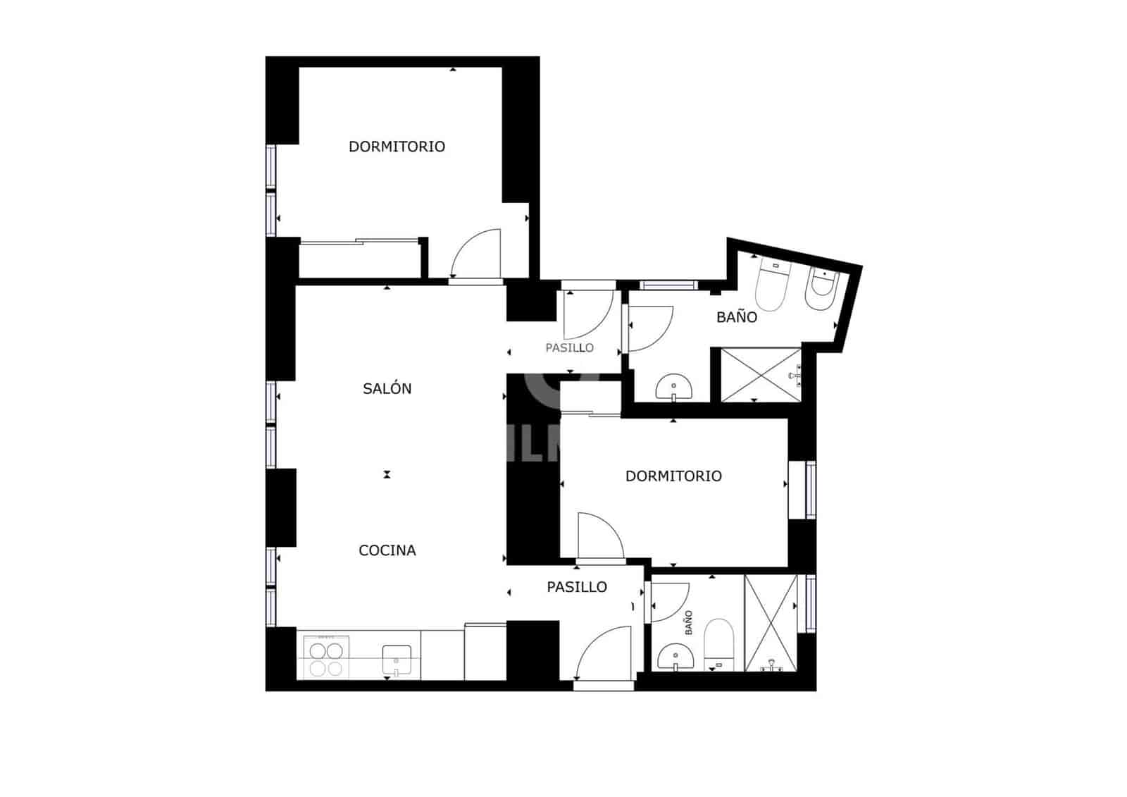 2 soveværelse Lejlighed til salg i Cadiz by - € 280.000 (Ref: 9297376)