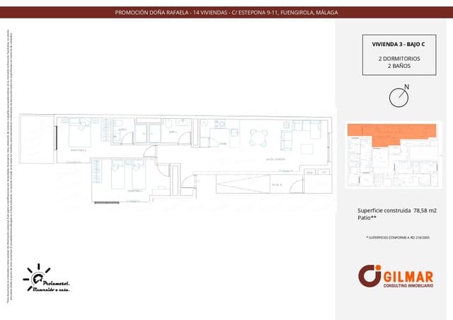 2 sypialnia Mieszkanie na sprzedaż w Centro ciudad, Fuengirola - 247 245 € (Ref: 9396769)