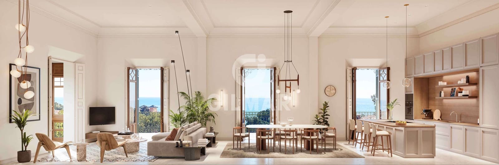 2 chambre Penthouse à vendre à Malaga ville avec garage - 1 715 000 € (Ref: 9397918)