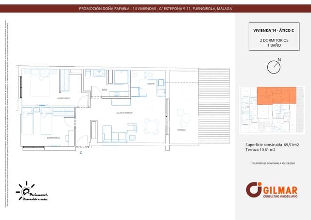 2 soveværelse Lejlighed til salg i Centro ciudad, Fuengirola - € 343.850 (Ref: 9397922)