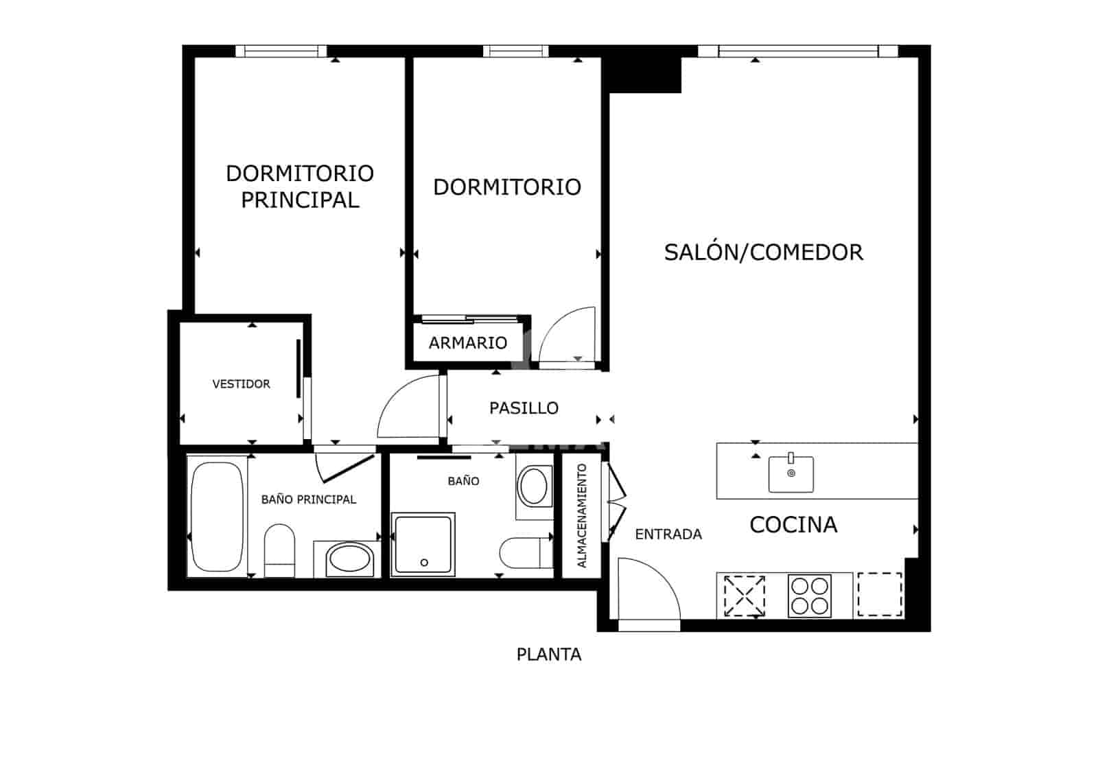 2 sypialnia Mieszkanie na sprzedaż w Miasto Malaga z basenem garażem - 449 000 € (Ref: 9414820)