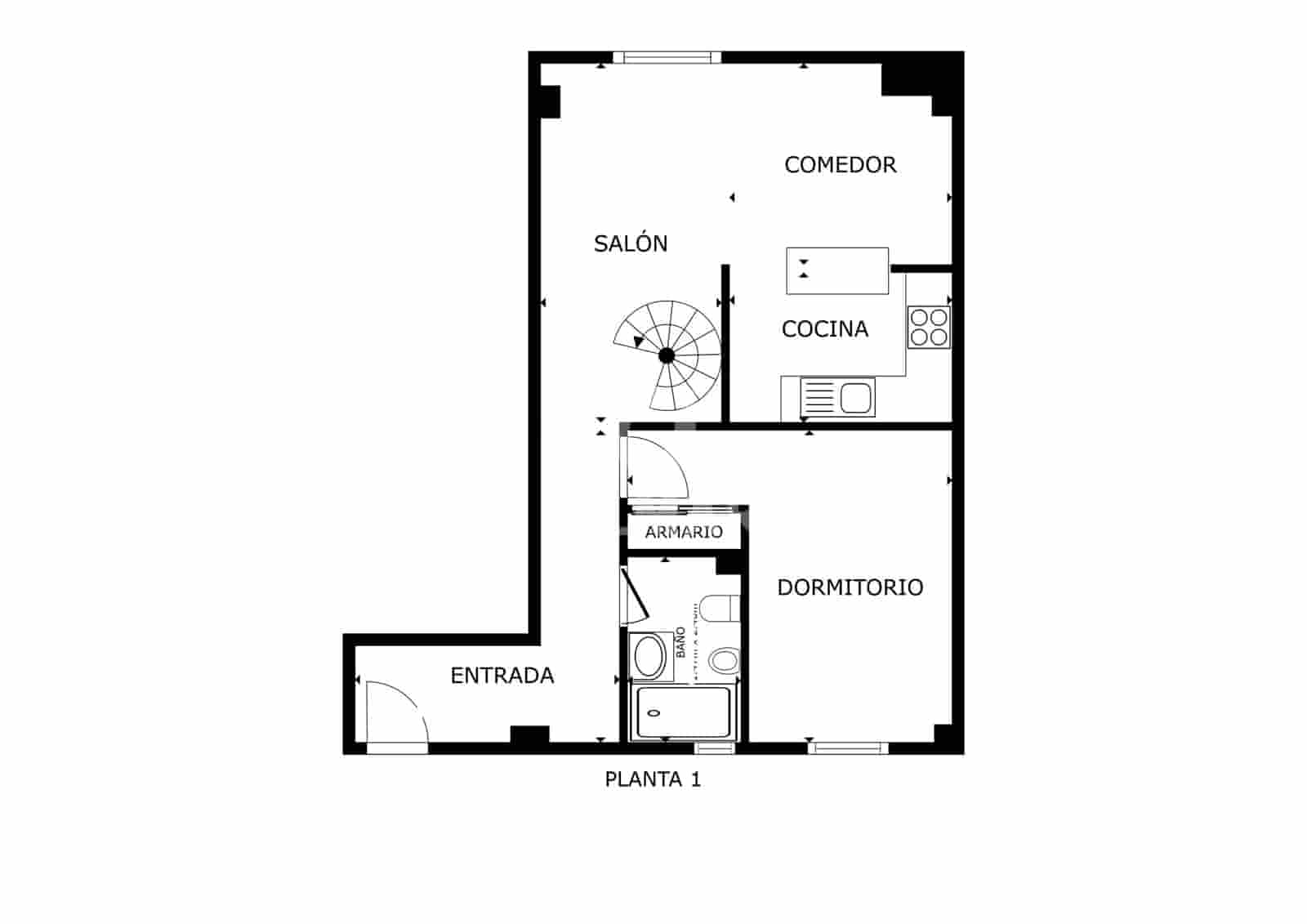 2 soverom Penthouse til salgs i Malaga by med garasje - € 380 000 (Ref: 9414828)