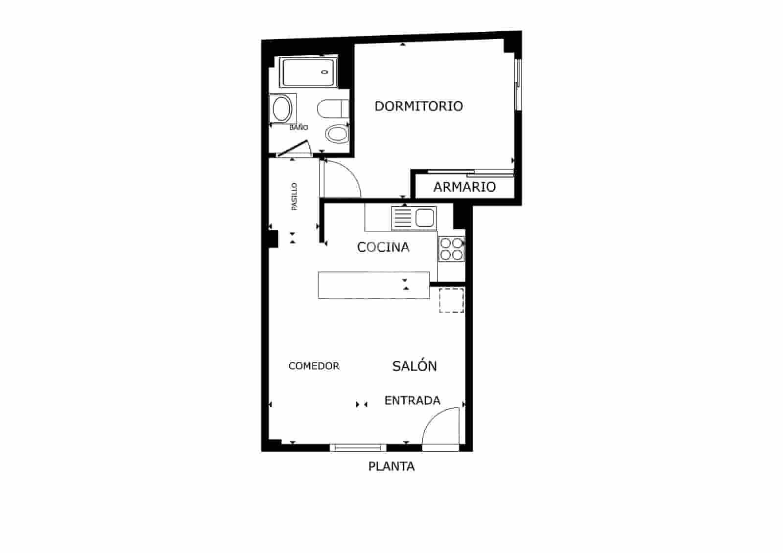 1 slaapkamer Flat te koop in Malaga stad met garage - € 205.000 (Ref: 9414830)