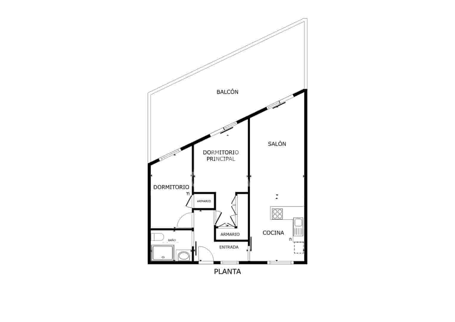 2 bedroom Penthouse for sale in El Puerto de Santa Maria - € 220,000 (Ref: 9489690)