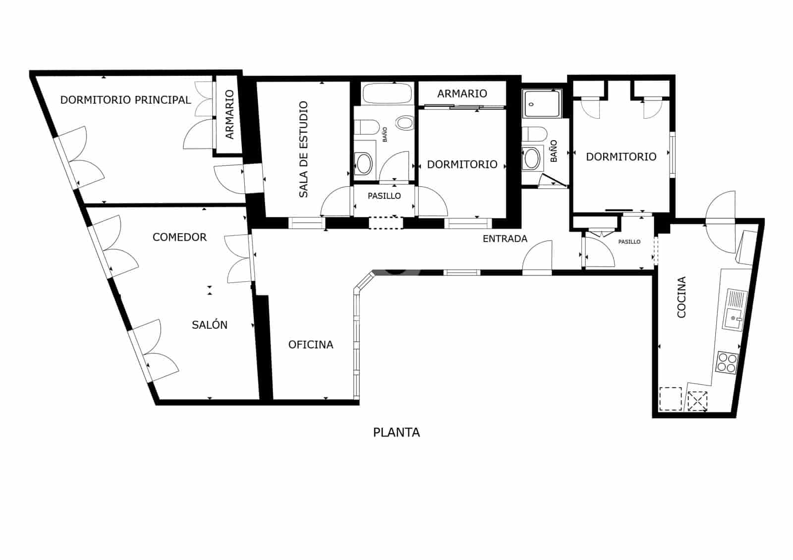 3 bedroom Flat for sale in Cadiz city - € 450,000 (Ref: 9496632)