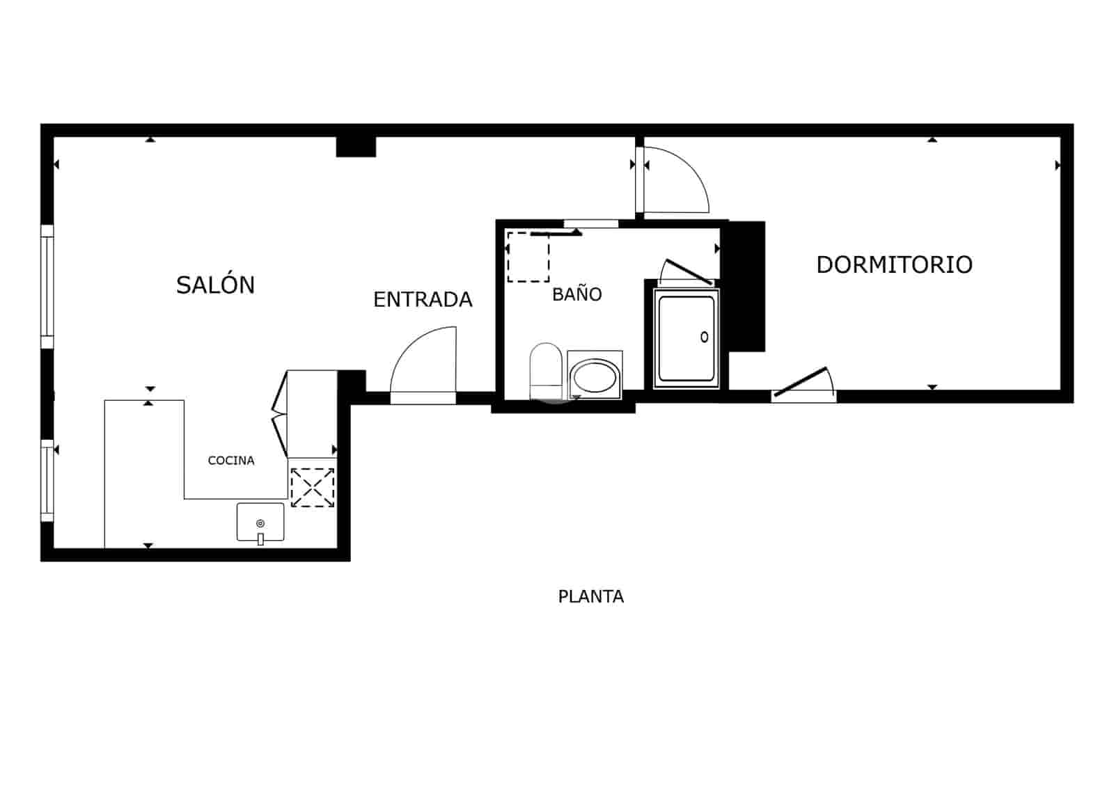 Piso de 1 habitación en Sevilla ciudad en venta - 398.000 € (Ref: 9500793)