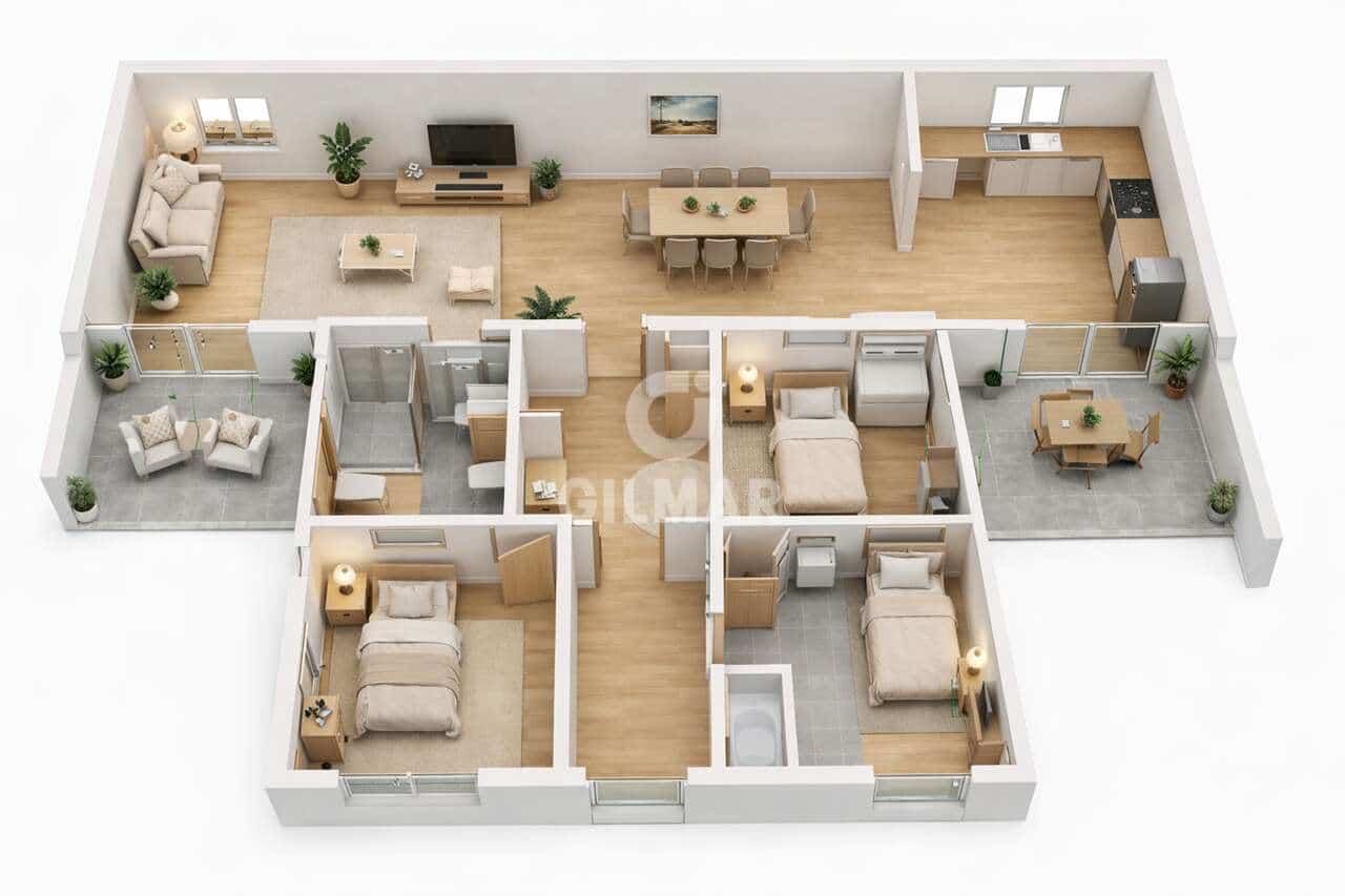 3 soveværelse Lejlighed til salg i Puerto Santiago med garage - € 380.000 (Ref: 9503500)
