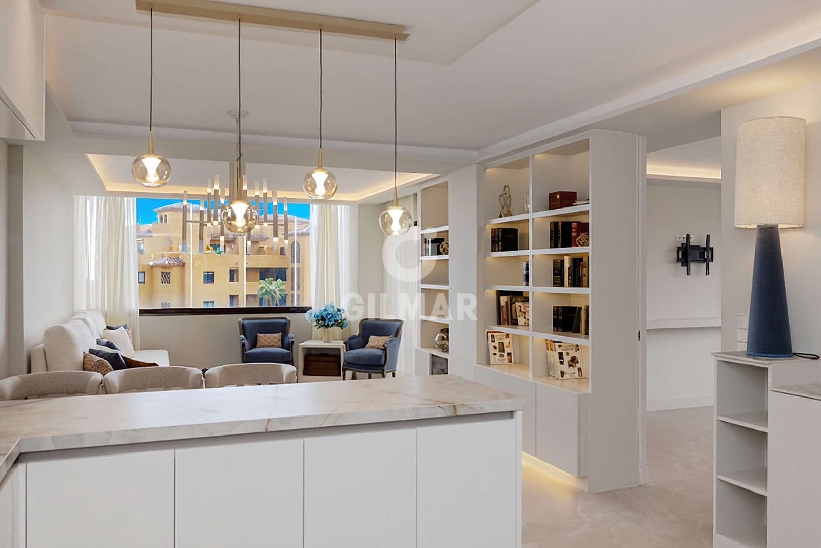 3 sovrum Lägenhet till salu i New Golden Mile med pool garage - 720 000 € (Ref: 9519349)