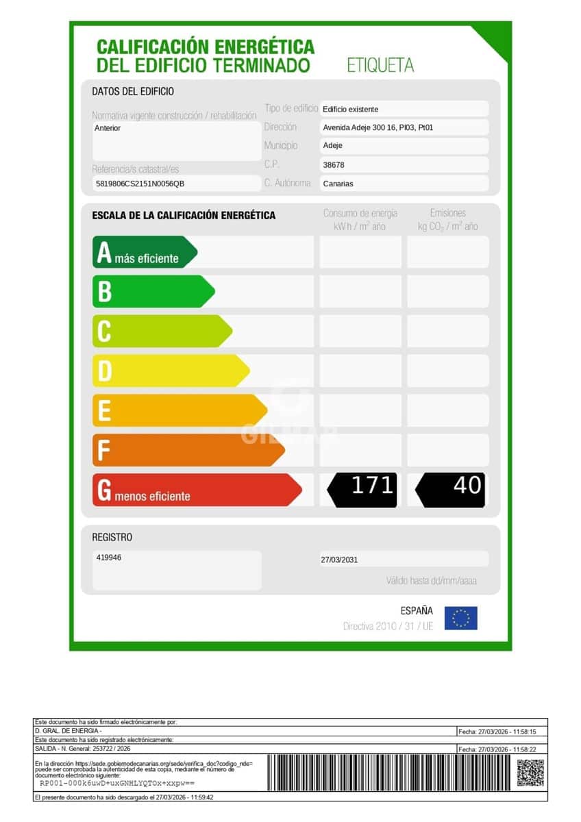 1 slaapkamer Flat te koop in Callao Salvaje met zwembad - € 319.000 (Ref: 9646066)