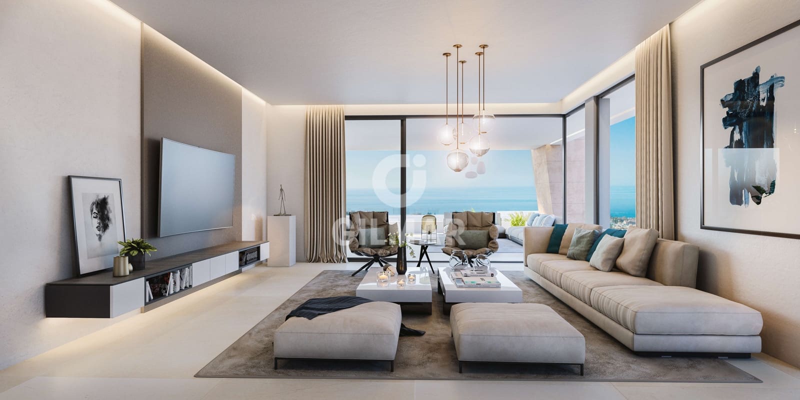 5 soveværelse Lejlighed til salg i New Golden Mile med garage - € 1.430.000 (Ref: 9657018)